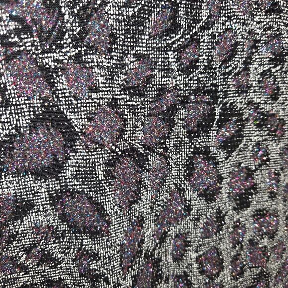 Leith Leopard Sparkle Print Stretchy Pencil Skirt Size Small - Picture 3 of 7